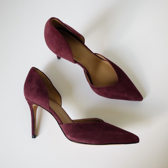 Vince Paulette Suede D’Orsay Pump - Picture 3 of 8